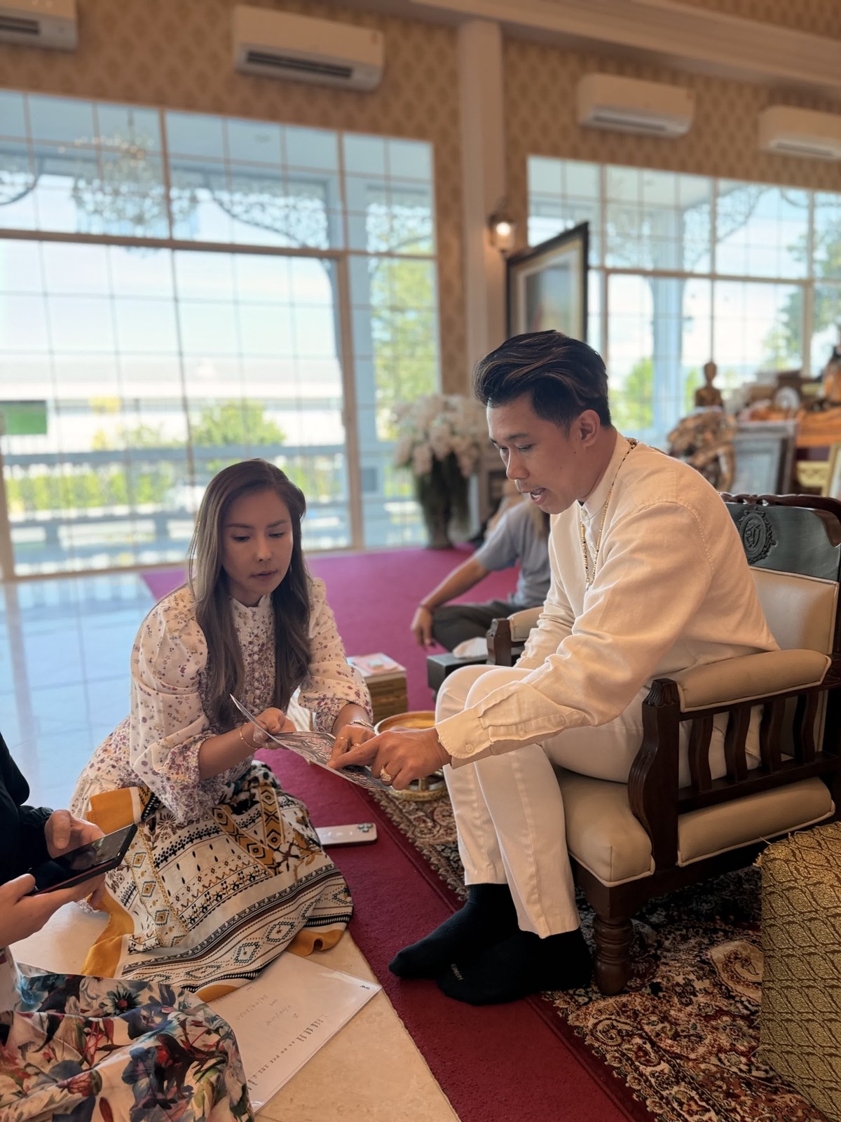 บรรยากาศการเข้าพบ ณ เรือนพระปัณณวิชญ์